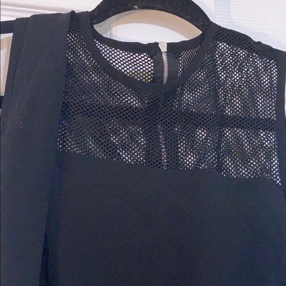 Sandro Paris Roxanne Mesh Mini Dress - Picture 5 of 7